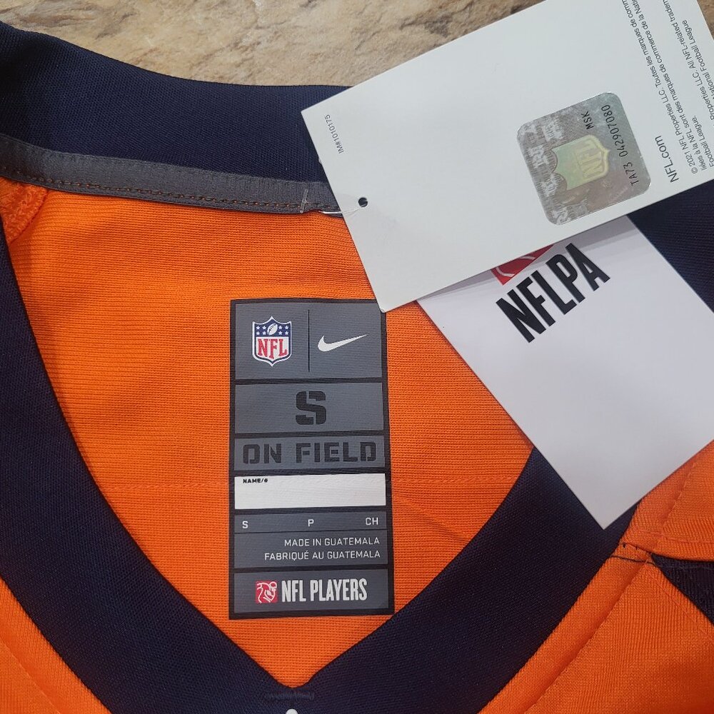 Patrick Surtain II Authentic Jersey, Nike, Denver Broncos, Small, NEW w/tags - Picture 6 of 6